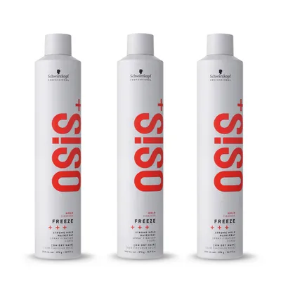 Obrázek produktu pro Schwarzkopf Osis Freeze lak na vlasy se silnou fixací 3x500ml