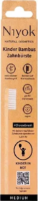 Produktbild von Niyok Choosebrush - Kinder Bambus Zahnbürste - KINDER IN NOT, Zahnbürste, Erwachsener, Bambus, Standard, Bambus, Medium