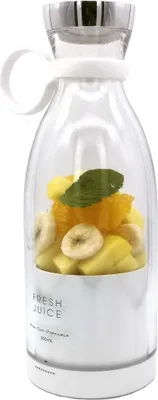 Immagine prodotto di Frullatore Smoothie Maker to go Vitaliano, 350 ml, istruzioni in tedesco, portatile senza fili a forma di bottiglia e stazione di ricarica USB per frullati freschi, alimenti per bambini durante i picnic, lo sport, le vacanze o in ufficio.