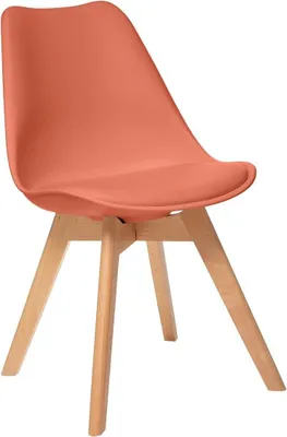 Produktbild von Stuhl "baya" beine buche pink terracotta  - Atmosphera créateur d'intérieur