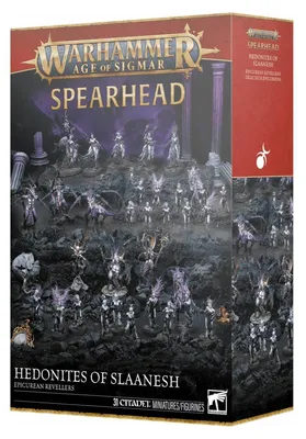 Produktbild von Warhammer Age of Sigmar Hedonites of Slaanesh Spearhead: Epikureische Gelage