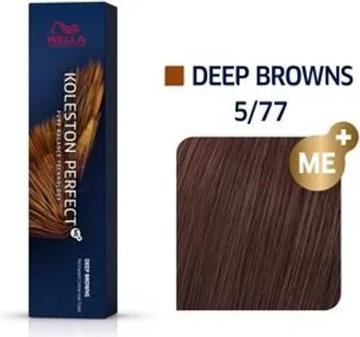 Produktbild von Wella Professionals Koleston Perfect Me+ Deep Browns Professionelle permanente Haarfarbe 5/77 60 ml