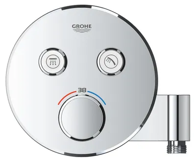 Obrázok produktu pre GROHE 29120000, Vaňa a sprcha, Otočné ventily, Kov, 1/2", Chróm
