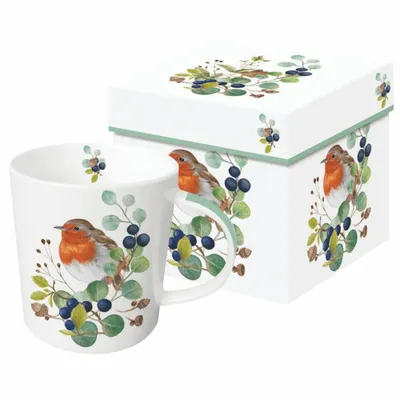 Produktbild von PPD Oiseau sur Branche Trend Mug, in Geschenkbox, Henkelbecher, Kaffeebecher, Becher, Tasse, New Bone China, 400 ml, 160302276
