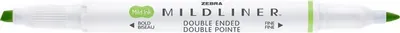 Obrázek produktu pro Zvýrazňovač "Mildliner Cool & Refined", zelená, oboustranný, 1,0/3,5 mm, ZEBRA