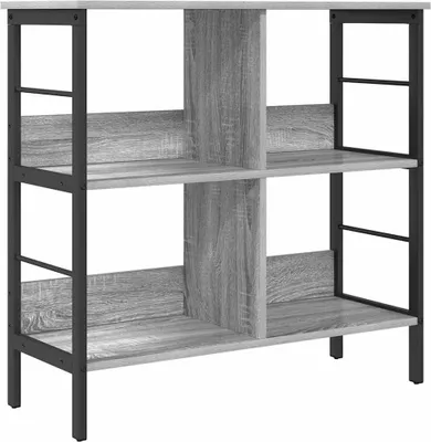 Immagine prodotto di vidaXL Libreria Grigio Sonoma 82 x 32 x 79 cm Materiale a base di legno