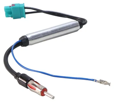 Doppel-Fakra-auf-DIN-Adapter mit Signalverstärker, 2FAKRA
