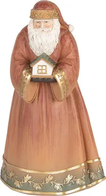 Immagine prodotto di Clayre & Eef decorazione natalizia figura Babbo Natale 17x13x27 cm plastica rossa