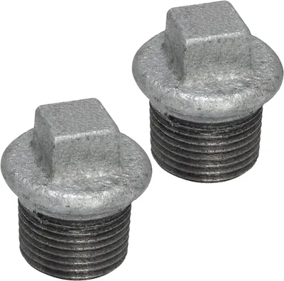 Productafbeelding van Verbindingsstukken - Buiskoppelingen Schroefkoppelingen - Sanitaire Installaties - Gegalvaniseerd Gietijzer - 3/8 inch - Zilver