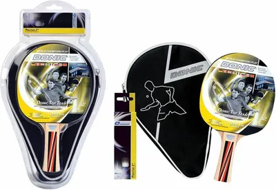 Produktbild von Donic-Schildkröt Tischtennis-Set TOP TEAMS 500 "Geschenkset" 1x Schläger 500 AVS, 3x2* Bälle + Cover im Blister