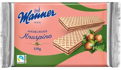 Produktbild von Manner Knuspino Haselnuss 110g