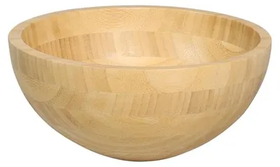 Servierschale aus Bambus, Ø 20 cm, Höhe 9 cm