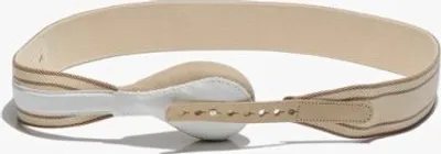Produktbild von Bort Federbruchband HerniaFix, elastisch, runde Pelotte, kurze Feder, beige>>>>90 cm rechts