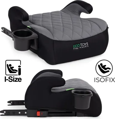 Produktbild von ISOFIX-Autositzerhöhung mit Getränkehalter, 125-150 cm