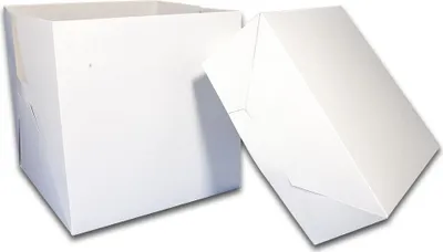 Obrázek produktu pro Krabice dortová patrová s víkem 30 x 30 x 30 cm - 25 ks