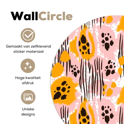 Produktbild von MuchoWow® - Mauerkreis - Wand Bilder - Wandsticker - Wohnzimmer Dekoration - Dekoration für die Wände - Aluminium - Babyzimmer