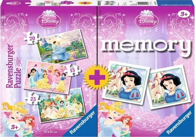 Immagine prodotto di Puzzle Ravensburger - Principesse Disney, 15/20/25 pezzi