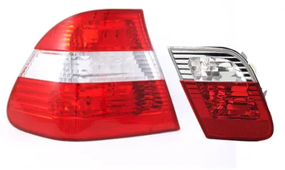 Produktbild von Heckleuchte passend für BMW 3 E46 Set innen außen 09/01-02/05 Links 63216910531 63216946535 6910531 6946535 63216910537 6910537 Johns