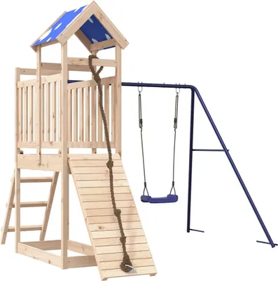 Produktbild von vidaXL Spielturm Massivholz Kiefer