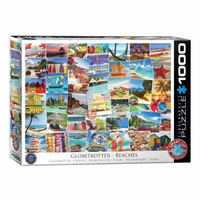 Produktbild von EUROGRAPHICS Weltreisender Puzzle - Strände 1000 Teile