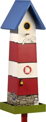 Produktbild von Dobar Vogelburg Leuchtturm 19,5 x 19,5 x 60 cm