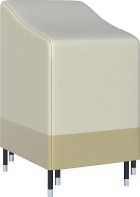 Image de Outsunny Housse de Protection chaises de Jardin empilables bâche étanche 90L x 70l x 115H cm Oxford Haute densité 600D Beige café