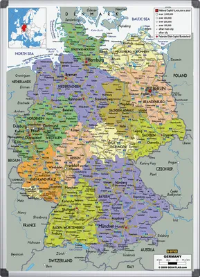 Immagine prodotto di Bi-Office Lavagna per mappe per ufficio 120 x 90 cm (L x A) Germania