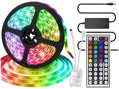 Produktbild von Decorya RGB LED-Streifen 5m mit Fernbedienung Multicolor