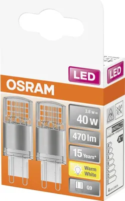 Image de Osram LED PIN G9 4.2W 827 Clear G9