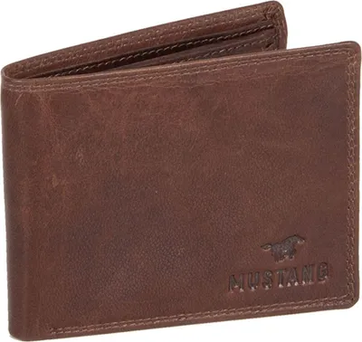 Produktbild von Mustang Udine Wallet Side Öffnen Sie Herrenleder Premium Brieftasche mardable Lederbraun 06.101901