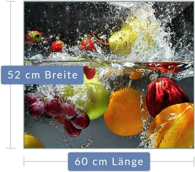 Immagine prodotto di Piastra di copertura del piano cottura Piastra di copertura del piano cottura in ceramica 1 pezzo 60x52 Protezione per la frutta