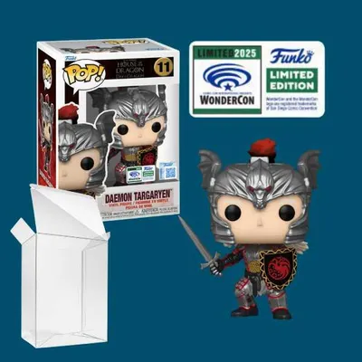 Produktbild von [SALE] Funko Pop! Television: House of the Dragon – Daemon Targaryen #11 [2025 Wondercon OFFIZIELLER Aufkleber] Exklusiv