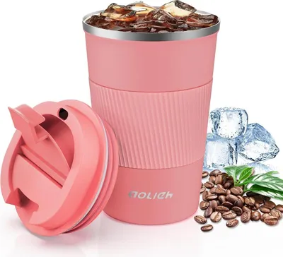 Image de Aolieh Gobelet thermique 380ml en acier inoxydable Travel Mug Grapefruit