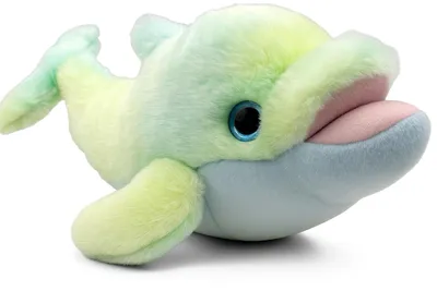 Produktbild von Kuscheltier Delfin 35 cm grün – Weiches Plüschtier, Stofftier