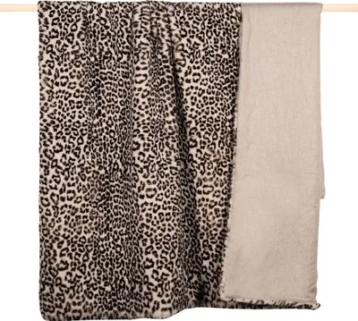 Produktbild von Pad Decke WILD Felldecke Weiß Kuscheldecke 140x190 Fell Wohndecke Kunstfell