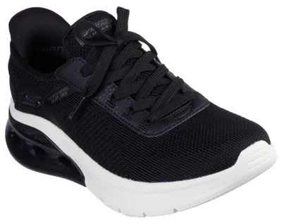 Produktbild von Skechers Damen Bobs Arc Waves 2.0 Now It Slip-InTurnschuhe, Black Engineered Kni