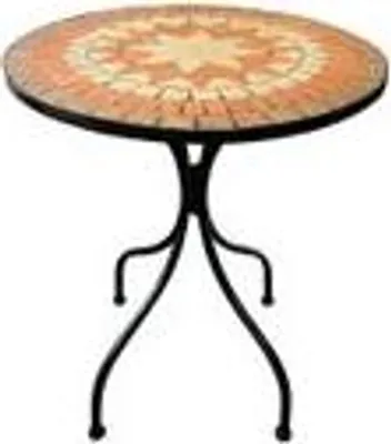 Image de Table de jardin méditerranéenne en mosaïque Table de bistrot Ø60cm