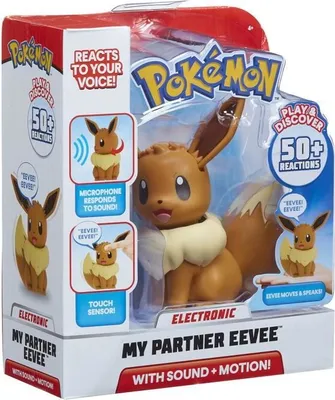 Zdjęcie produktu dla BANDAI Pokémon My Partner Eevee - interaktywna figurka elektroniczna