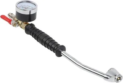 Produktbild von Famanu Reifenpumpe mit Manometer - 220 PSI maximale Druckkraft