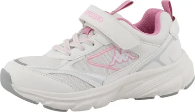 Image de Chaussures de sport Kappa ANGELO pour enfants, baskets, chaussures à scratch, couleur blanche, pour le quotidien