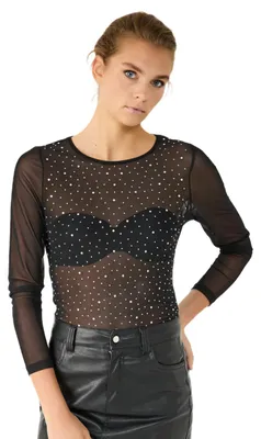 Produktbild von Verzierte Bluse, Black, S