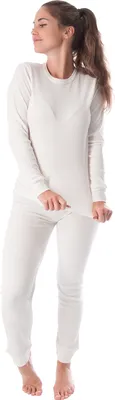 Produktbild von Black Snake Thermounterwäsche Damen Set mit Innenfleece, 2-tlg. - XL - Creme