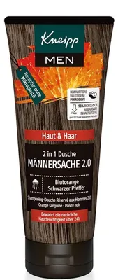 Image de Kneipp douchegel Men 200ml 2-in-1 blood orange / black pepper