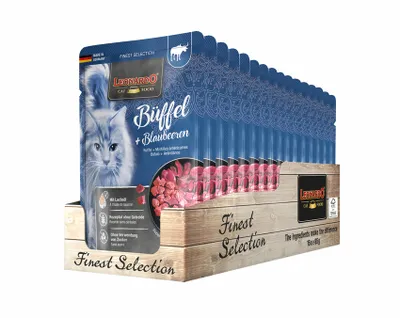 Produktbild von LEONARDO Büffel + Blaubeeren 16x 85g