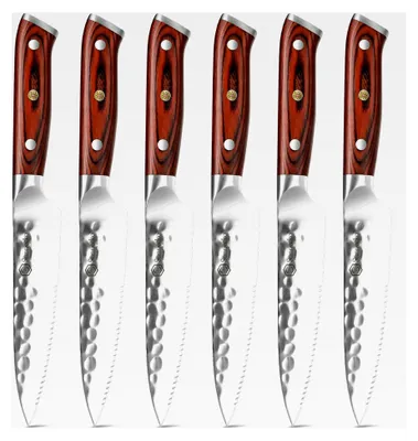 Produktbild von Steakmesser Set 6-teilig, hochwertiges Steakbesteck aus deutschem Edelstahl