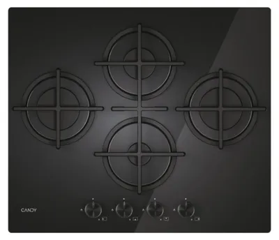Immagine prodotto di Candy Moderna CVG6DTB Nero Da incasso 59.5 cm Gas 4 Fornelli