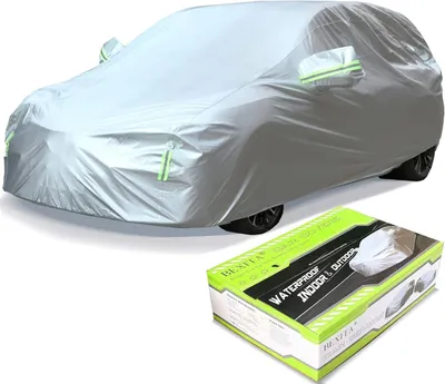 Zdjęcie produktu dla Uniwersalna osłona samochodowa do hatchbacków - wodoodporna, z ochroną przed promieniowaniem UV - rozmiar XL (maks. 450 cm)