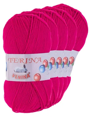 5 x 100g Terina Strickgarn Häkelgarn Wolle Acrylwolle pflegeleicht Farbwahl