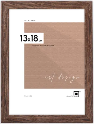 Produktbild von LUCA® Frames, FDM, Bilderrahmen, Farbe Braun, 13x18 cm