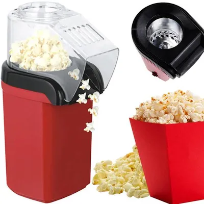 Zdjęcie produktu dla Verk 07302 Maszyna do popcornu 1200 W, czerwona